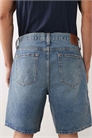 Широкие шорты из джинсовой ткани артикул 155637649