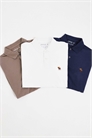 Набор из 3-х поло с логотипом артикул 155541503