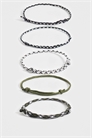 Набор из 5 браслетов из веревки артикул 154334371
