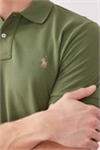 Поло с логотипом в виде значка, индивидуальный крой, плотная ткань пике артикул 154008397