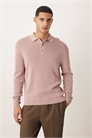 Полуформальная вязаная рубашка-поло артикул 151899384