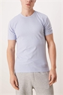 3 футболки с короткими рукавами в сером/белом/голубом цвете артикул 148566216