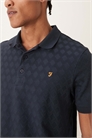 Рубашка-поло с коротким рукавом и логотипом Horace, темно-синяя артикул 154833183