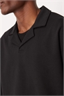 Полурукавная рубашка-поло с отложным воротником из плотной ткани большого размера артикул 149656603