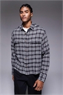 Рубашка свободного кроя в крупную клетку артикул 147474027
