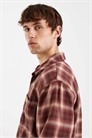 Рубашка в клетку с длинными рукавами артикул 154774135