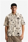 Рубашка с коротким рукавом с принтом артикул 149794407