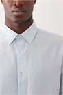Рубашка из льна стандартного кроя артикул 153910427