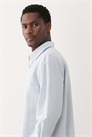 Рубашка из льна стандартного кроя артикул 153910427