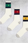 Набор из 3 пар носков с логотипом в виде значка артикул 148378707