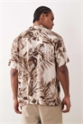 Рубашка с короткими рукавами Jeff с принтом в виде пальм артикул 155595710