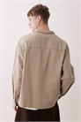 Рубашка свободного кроя с текстурной поверхностью артикул 150505905