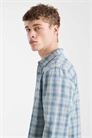 Рубашка в клетку прямого кроя артикул 150934235