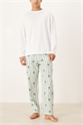Пижамные брюки с изображением медведя артикул 154158043