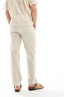 Брюки свободного кроя из смешанного льна артикул 134580816