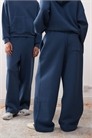 Универсальные джоггеры из плотной ткани с широкими брючинами co-ord артикул 152121558