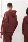 Худи с заниженными плечами, застежкой-молнией по всей длине и аппликацией с логотипом co-ord артикул 152319839