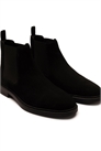 Черные замшевые ботинки-челси без застежки от Torrance артикул 153336702
