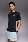 Футболка Adidas Training essentials с 3 полосками, черная артикул 150008509