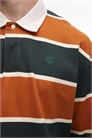 Поло в стиле регби с контрастными полосками артикул 148892018