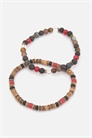 Набор из 4 браслетов с бусинами артикул 155940982