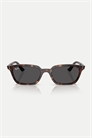 Солнцезащитные очки Zaya прямоугольной формы с серыми стеклами артикул 149471434