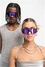 Фестивальные солнцезащитные очки Hydra с козырьком и зеркальными линзами фиолетового цвета артикул 124333355