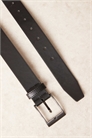 Пояс из искусственной кожи с пряжкой цвета «пушечного металла» артикул 153151644