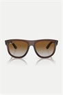 Солнцезащитные очки с обратным оправой и коричневыми стеклами артикул 136862022