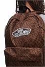 Классический рюкзак в стиле олдскул с принтом, коричнево-черный артикул 150170285