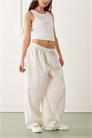 Штаны-клёш XL с льняными вставками артикул 152632498