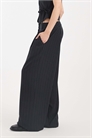 Брюки с широкими штанинами и складками артикул 152154697