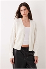 Кардиган с неровной текстурой от края до края артикул 153714134