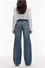 Джинсы с низкой посадкой и широкими брючинами артикул 154010140