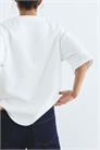 Футболка свободного кроя с короткими рукавами артикул 155649018