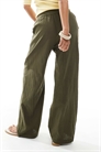 Брюки из льна с широкими брючинами артикул 139946731