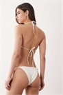 Бикини-топ с рюшами в форме треугольника артикул 153251854