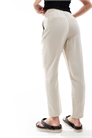 Брюки зауженного кроя из смешанного льна артикул 134018046