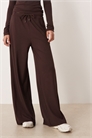 Брюки с широкими брючинами и застежкой-молнией co-ord артикул 154391672
