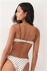 Бикини-трусики с высоким вырезом в горошек артикул 153251861