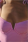 X Liv Silverman купальник с косточками в клетку, розовый артикул 153322133