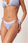 Нижняя часть бикини с завязками, с принтом в клетку артикул 150782822
