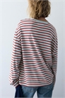 Футболка в полоску с длинными рукавами артикул 155649005