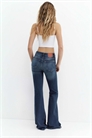 Узкие джинсы с расклешенными штанинами артикул 156128160