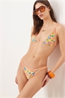 Бикини-трусики с двумя бретелями и вырезом на бедрах «Sunshine Snaps» артикул 154709671