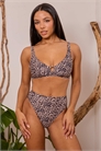 Бюстгальтер-бралет Fuller Bust X Georgia Bayliss с леопардовым принтом артикул 150784695