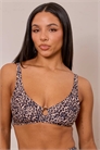 Бюстгальтер-бралет Fuller Bust X Georgia Bayliss с леопардовым принтом артикул 150784695
