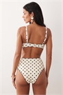 Бикини с высокой талией и декоративной отделкой артикул 152708308