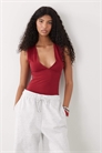 Топ с V-образным вырезом артикул 155442743
