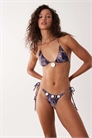 Топ бикини из ракушечного материала с бахромой co-ord артикул 155443846